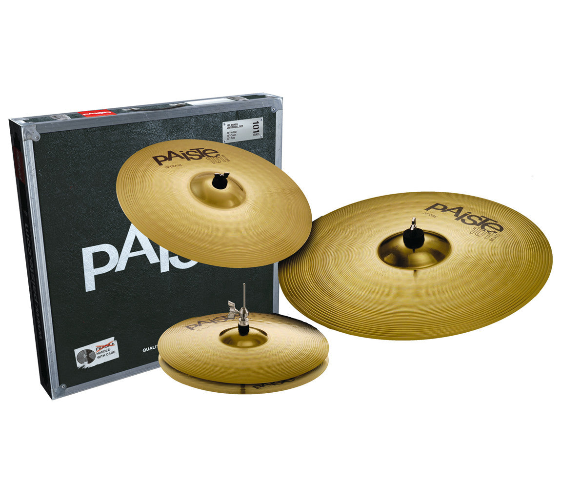 Paiste 101 3 piece Universal cymbal set
