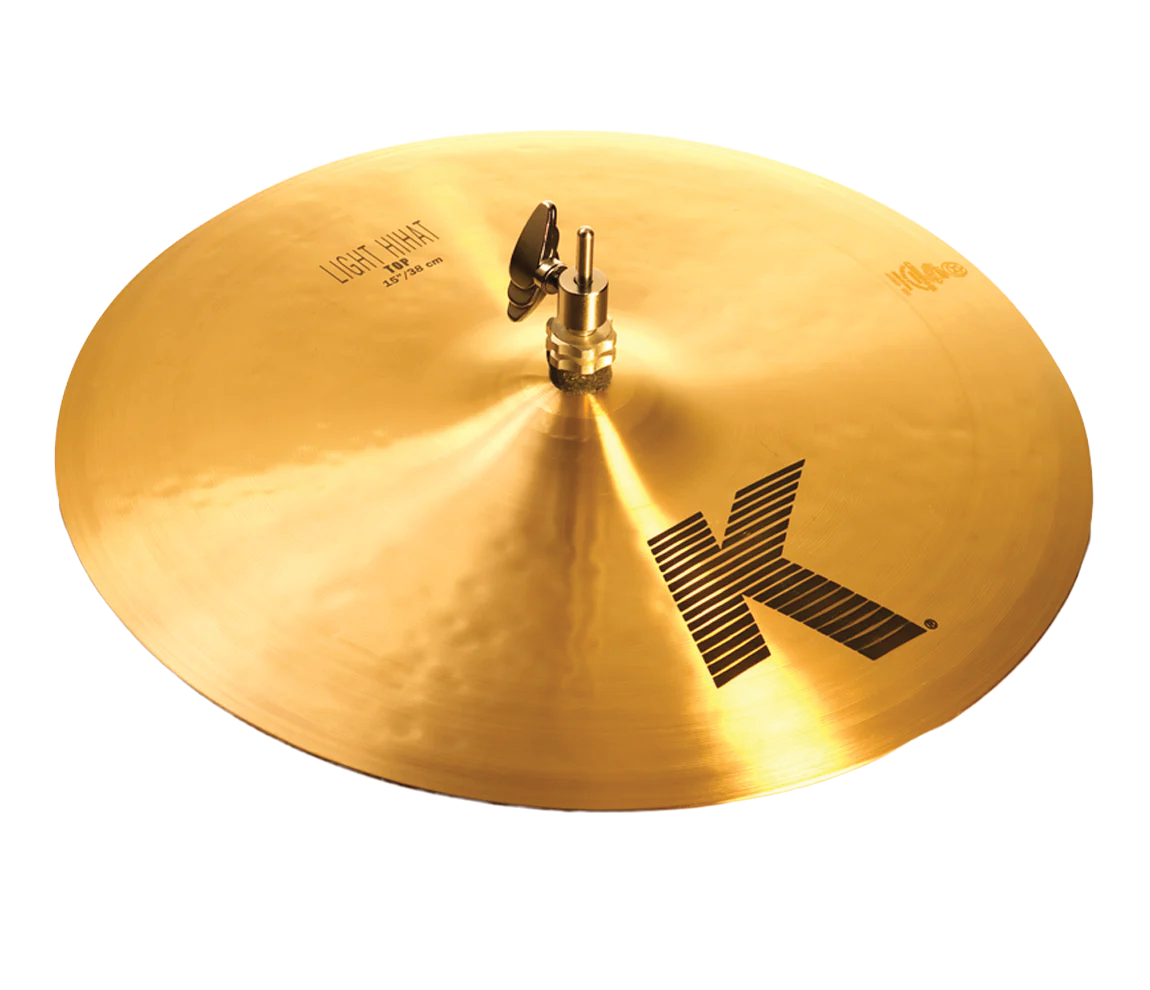 ZILDJIAN 15" K LIGHT HI-HAT TOP