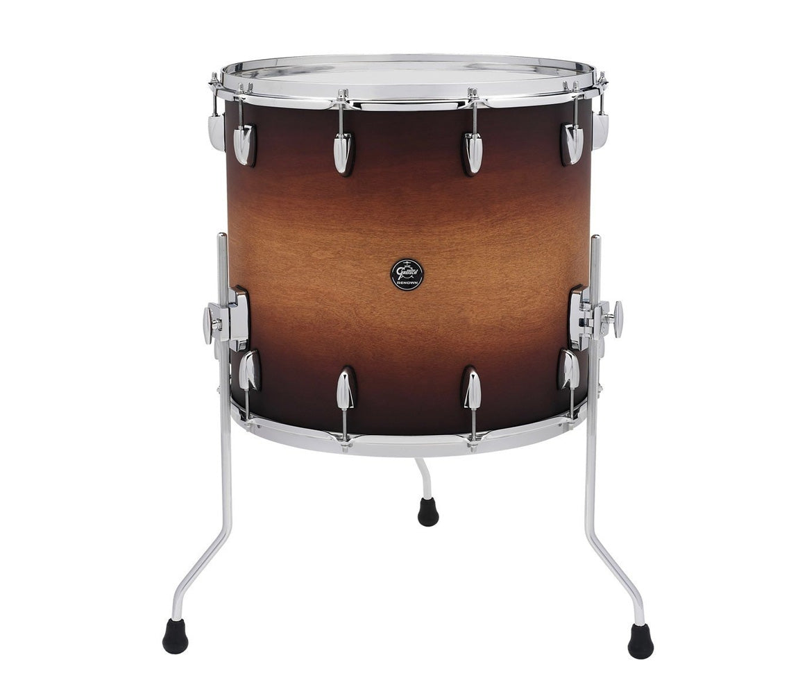 Gretsch Renown Maple 18" x 16" Floor Tom in Satin Tobacco Burst