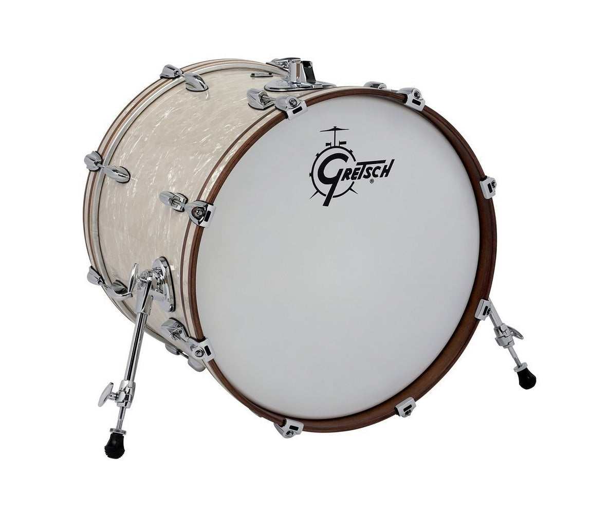Gretsch Renown Maple 20" x 16" Bass Drum in Vintage Pearl