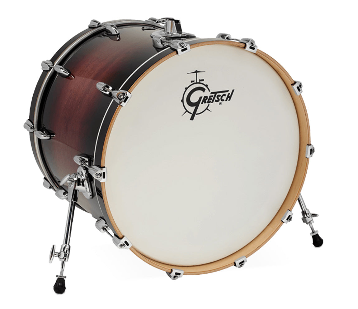 Gretsch Renown Maple 22" x 18" Bass Drum in Satin Tobacco Burst