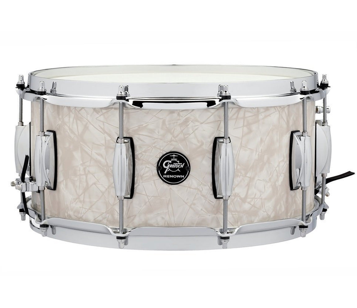 Gretsch Renown Maple 14" x 6.5" Snare Drum in Vintage Pearl