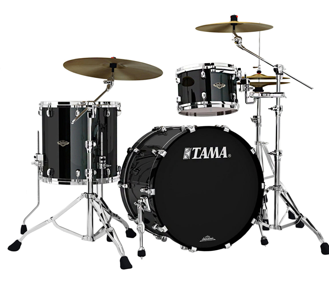 TAMA Starclassic Walnut/Birch 3-piece Shell Pack in Lacquer Piano Black