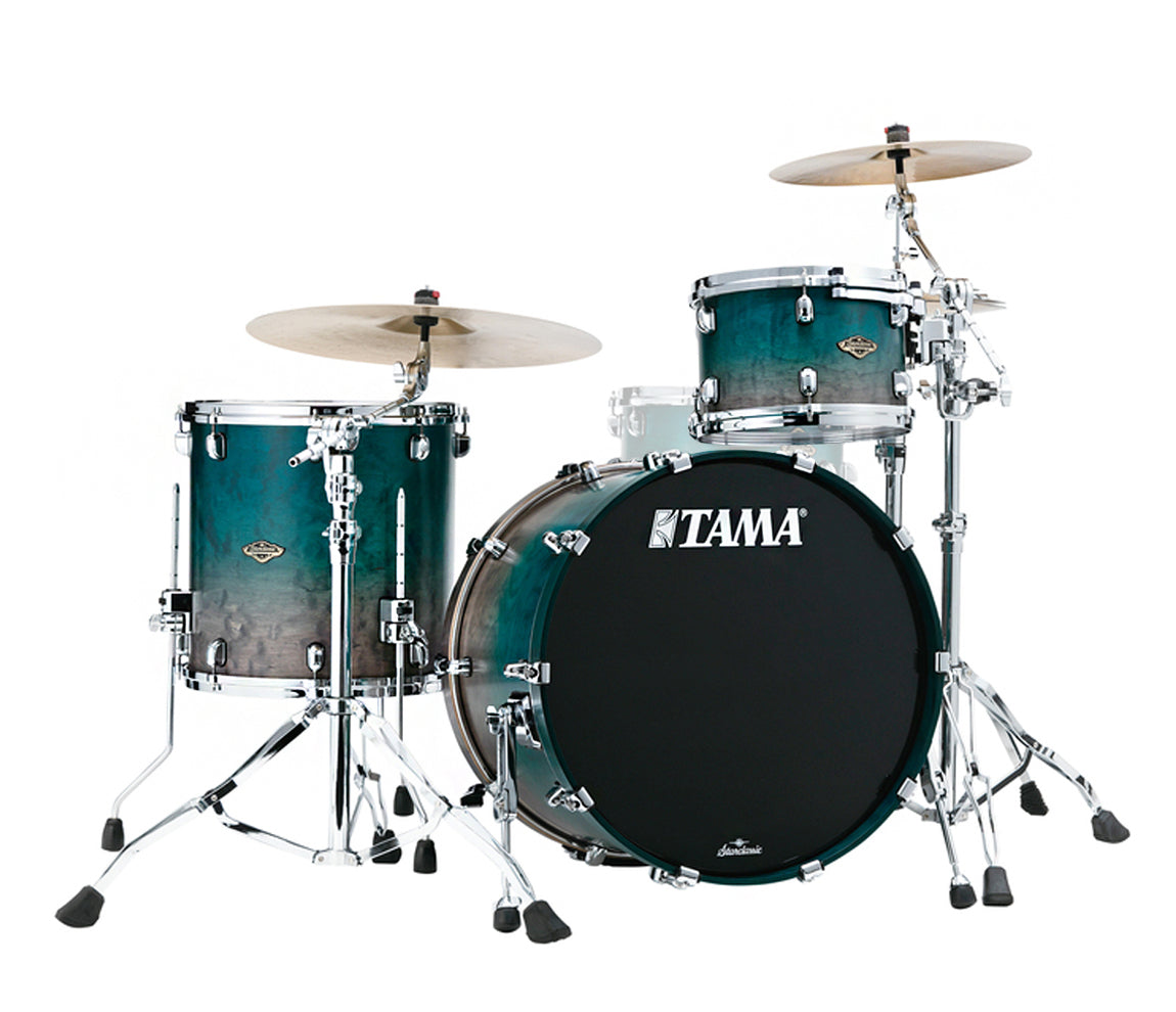 TAMA Starclassic Walnut/Birch 3-piece Shell Pack in Lacquer Satin Sapphire Fade