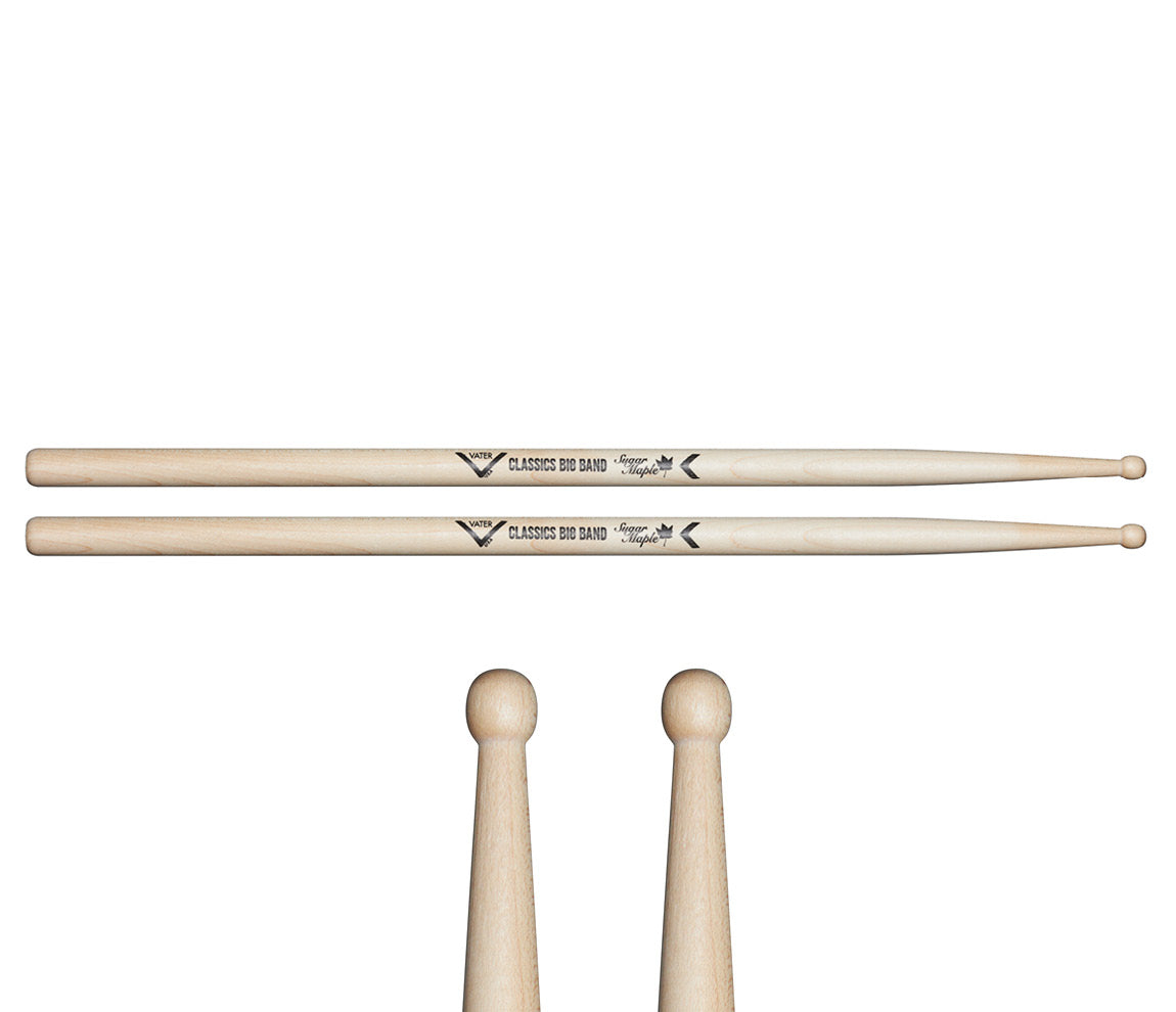 Vater Sugar Maple Classics Big Band Wood Tip Drumsticks
