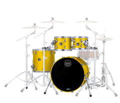 Mapex Saturn Evolution Maple/Walnut Blend 4-Piece Shell Pack In Tuscan Yellow