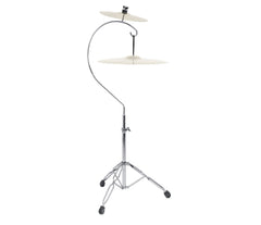 Gibraltar Curved Double Braced Cymbal Stand for mounting two cymbals