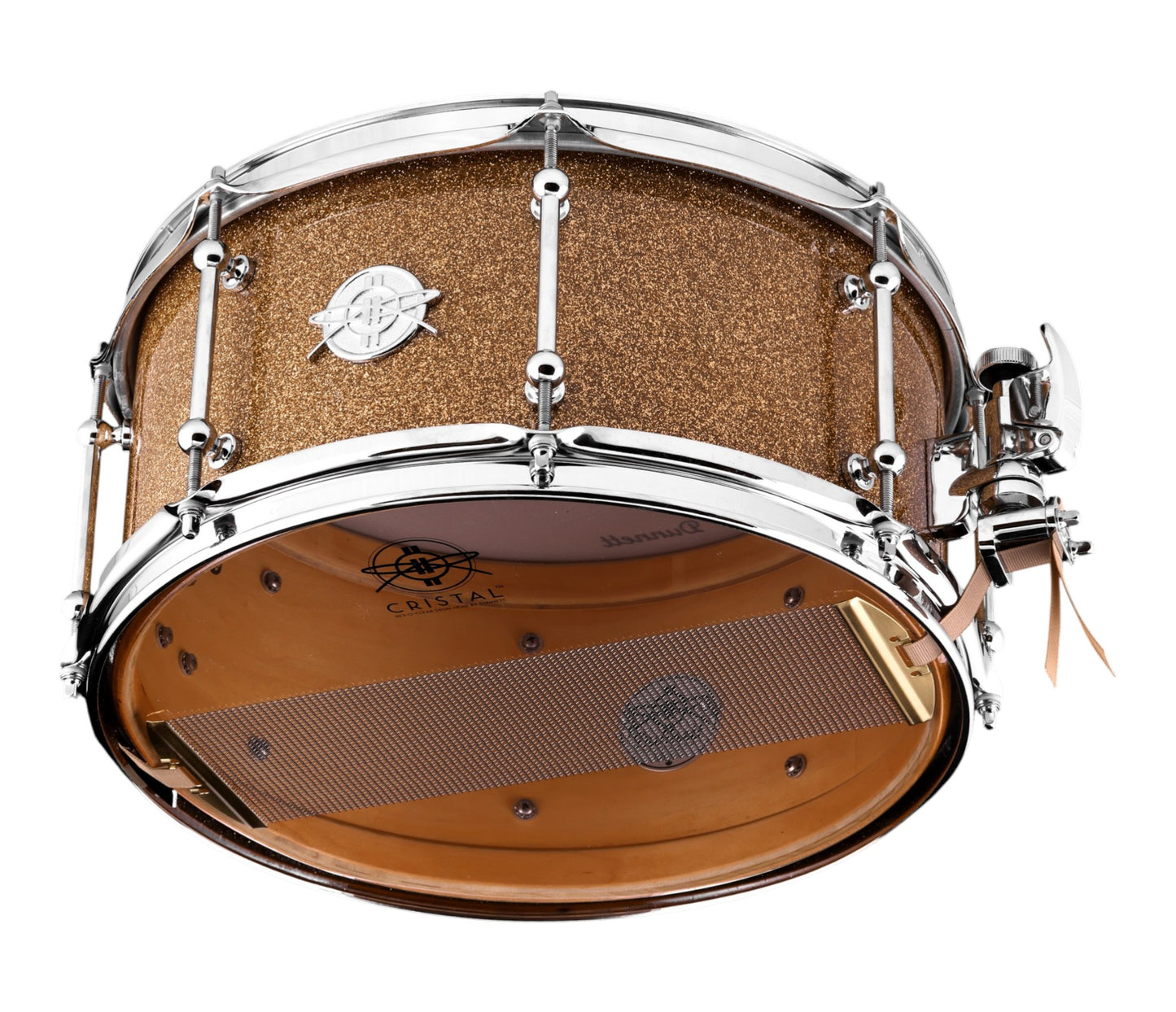 Dunnett Classic StereoPly 14" x 7" Snare Drum in Bronze B20 Sparkle