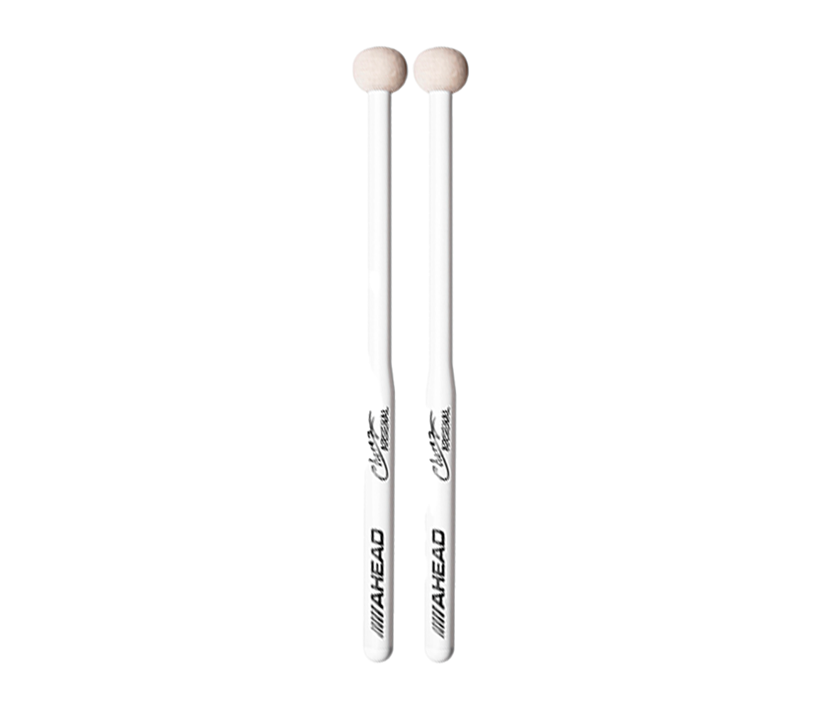 Ahead ABM1 Chavez "Arsenal" White Marching Bass Drum Mallet