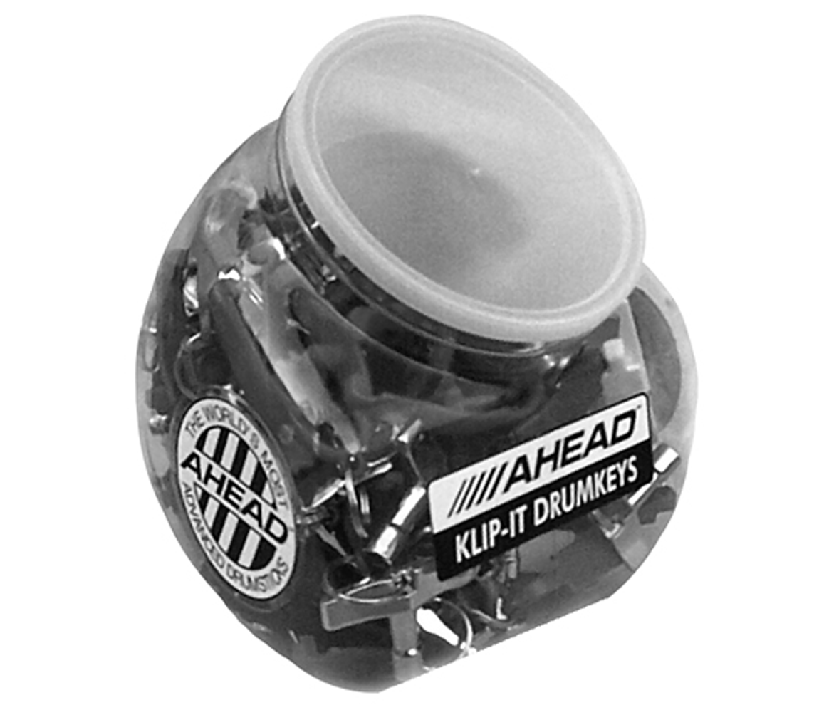 Ahead Klip-It (Black) Drum Key Jar - 50 pcs