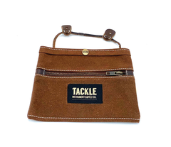 Tackle Waxed Canvas Gig Pouch - Brown