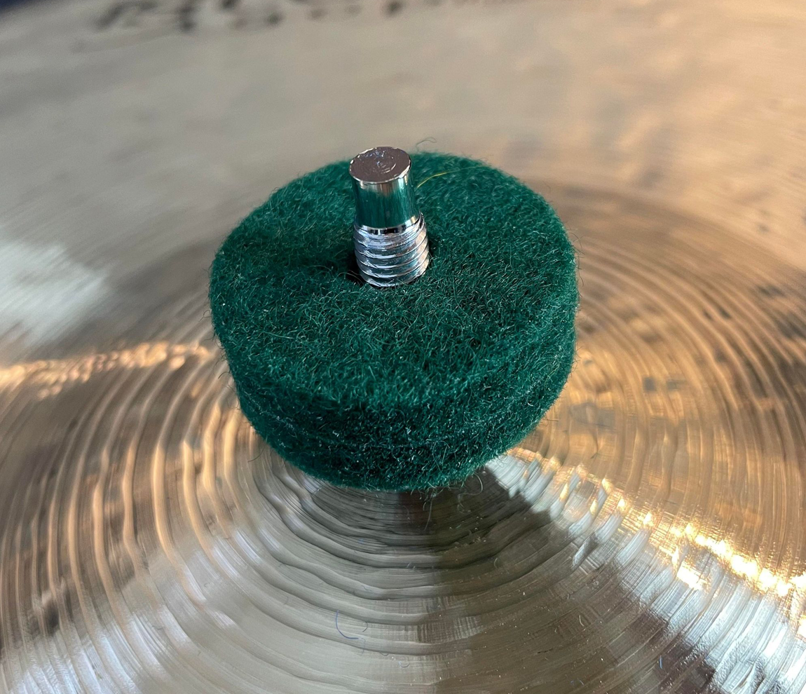 Ahead Green Wool Cymbal Felts 10 Pack 1.5 X 0.5"