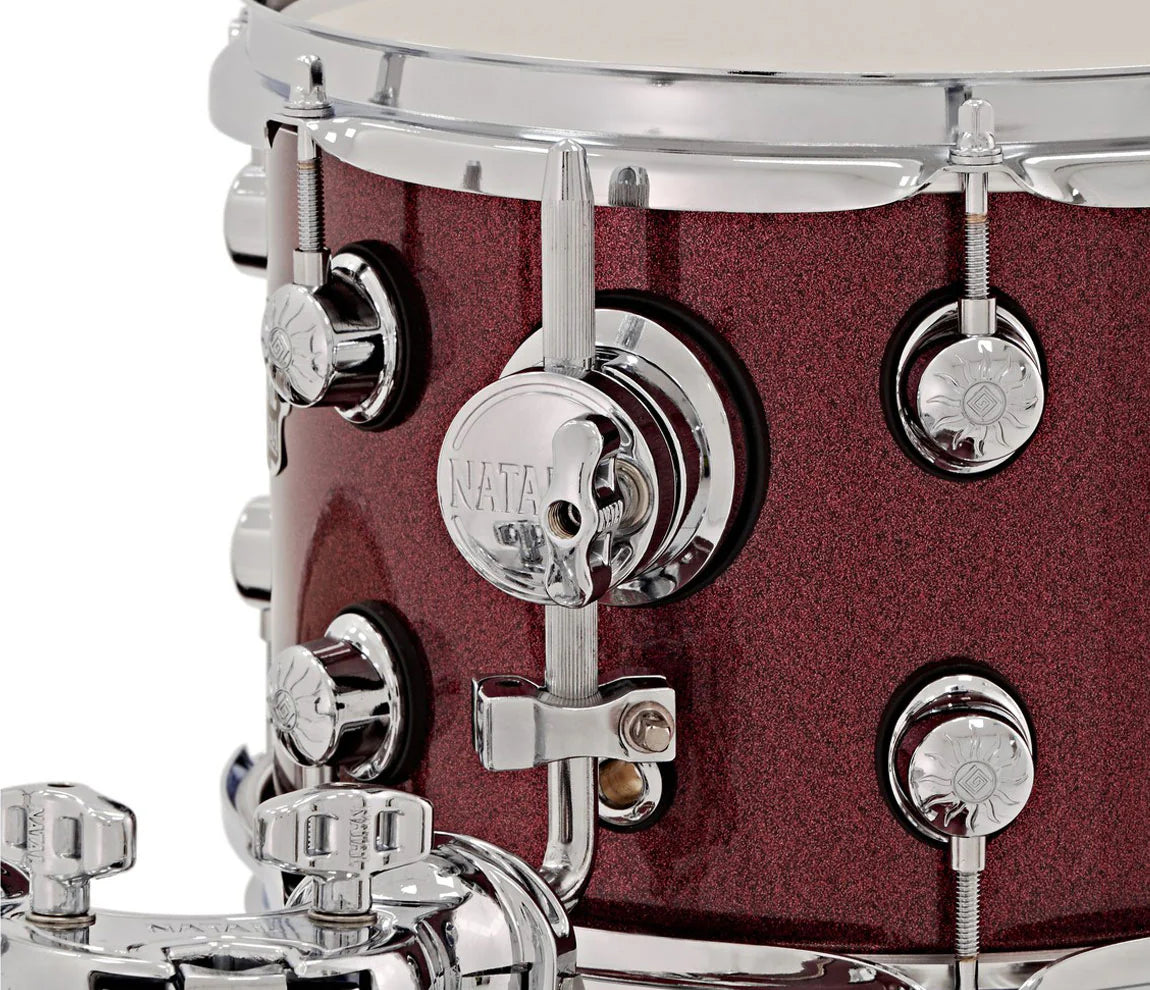 Natal Arcadia F20 5-piece Drumkit inc. Hardware in Red Sparkle