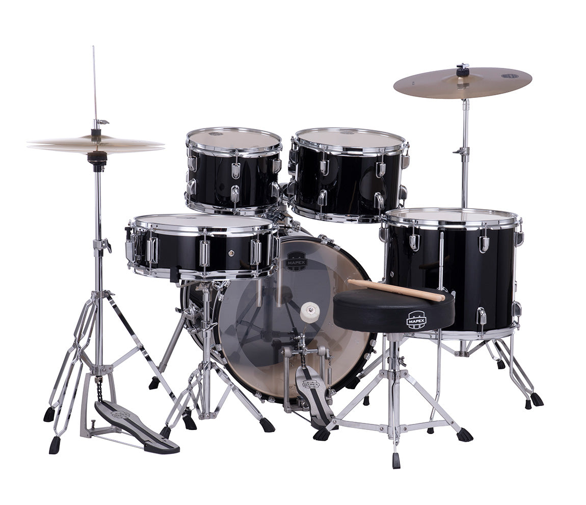 Mapex Comet BeBop Drum Kit in Dark Black