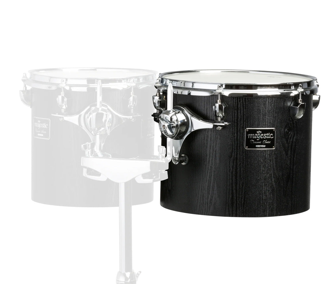 Majestic Concert 6" x 8" Black Single Headed Concert Tom