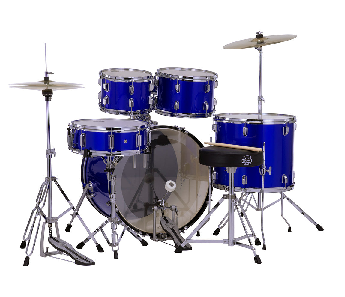 Mapex Comet Rock Fusion Drum Kit in Indigo Blue
