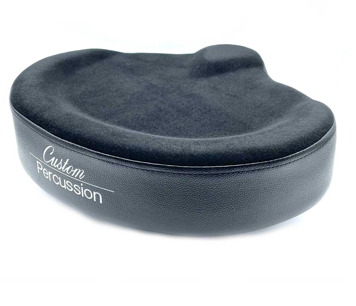 Custom Percussion Cycle Seat Drum Throne Black- Top Only