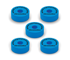 Cympad Chromatics 40/15mm Cymbal Pad in Blue - Set of 5