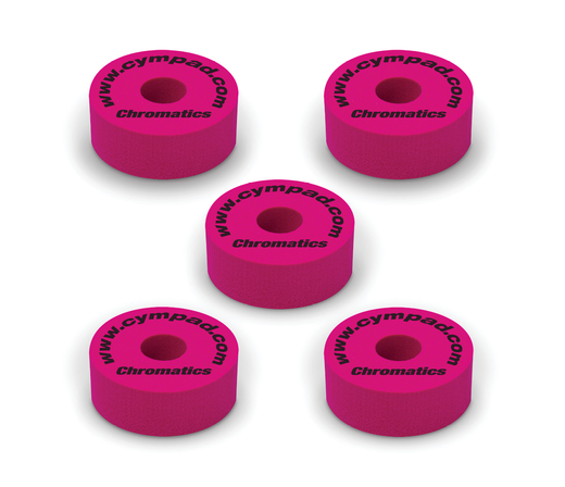 Cympad Chromatics 40/15mm Cymbal Pad in Crimson - Set of 5