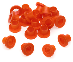 Danmar 20 Pack Nylon Tension Rod Washers - Orange