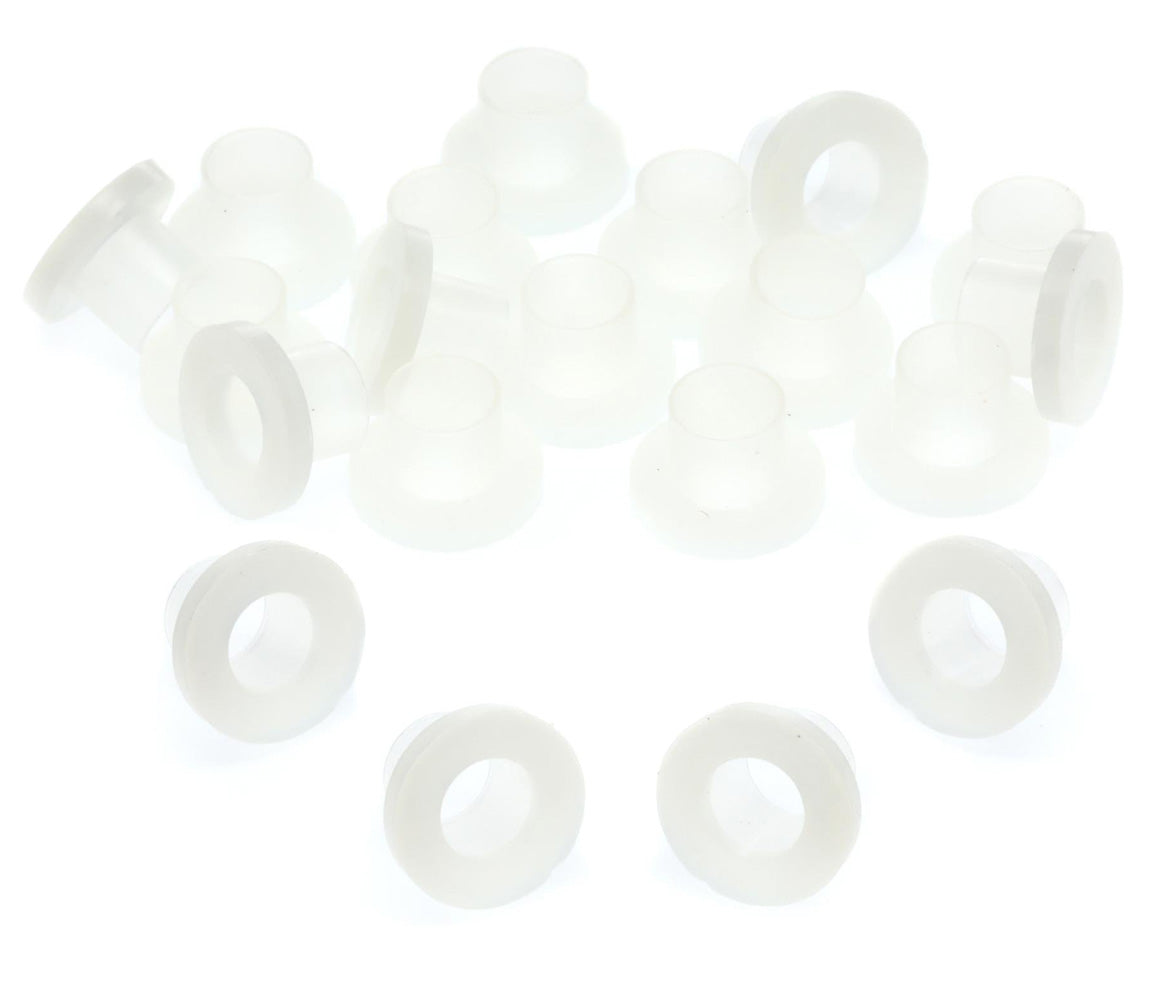 Danmar 20 Pack Nylon Tension Rod Washers - White