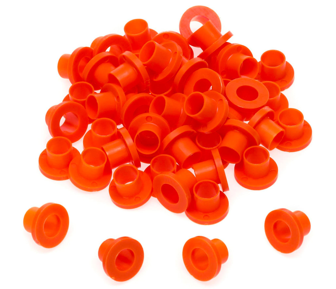 Danmar 50 Pack Nylon Tension Rod Washers - Orange