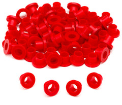 Danmar 50 Pack Nylon Tension Rod Washers - Red