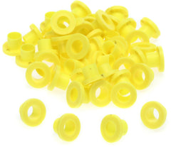 Danmar 50 Pack Nylon Tension Rod Washers - Yellow