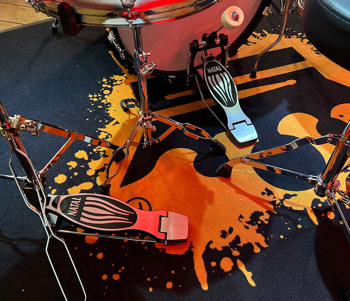 Natal DNA 5-piece Drum Kit with Hardware and Cymbals in Silver