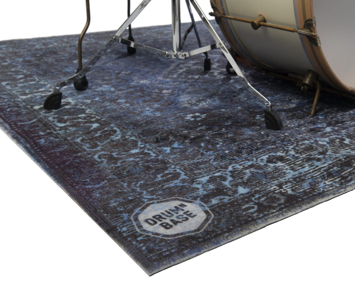 Drum N Base Vintage Persian Drum Rug - Blue - 185 x 160cm