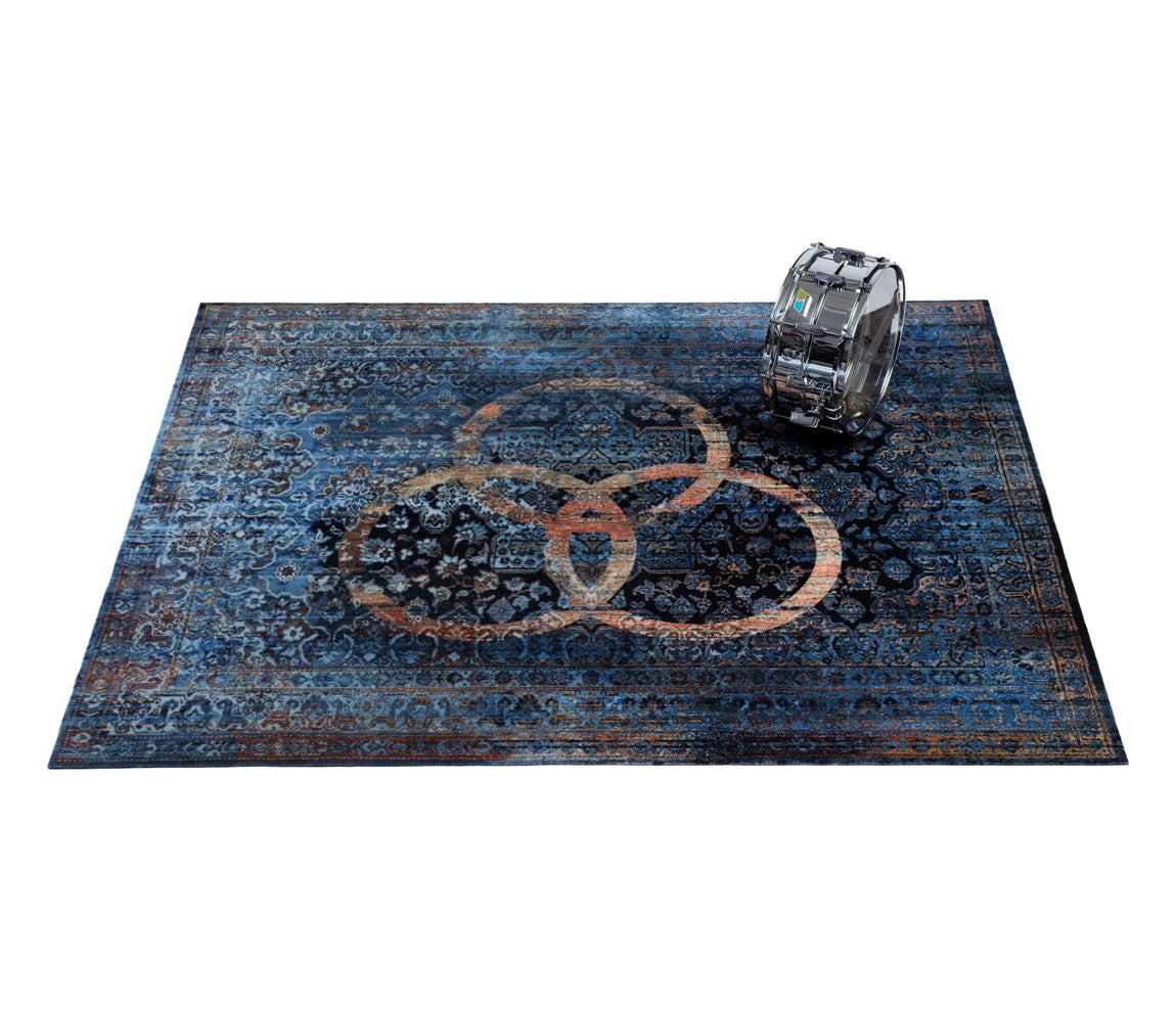 Drum N Base Vintage Persian Drum Rug "Bonzo" - 185 x160cm