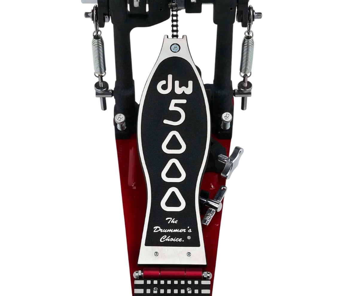 DW 5000 Series Accelerator Single Chain, Narrow Footboard Single Bass Drum Pedal w/ Bag