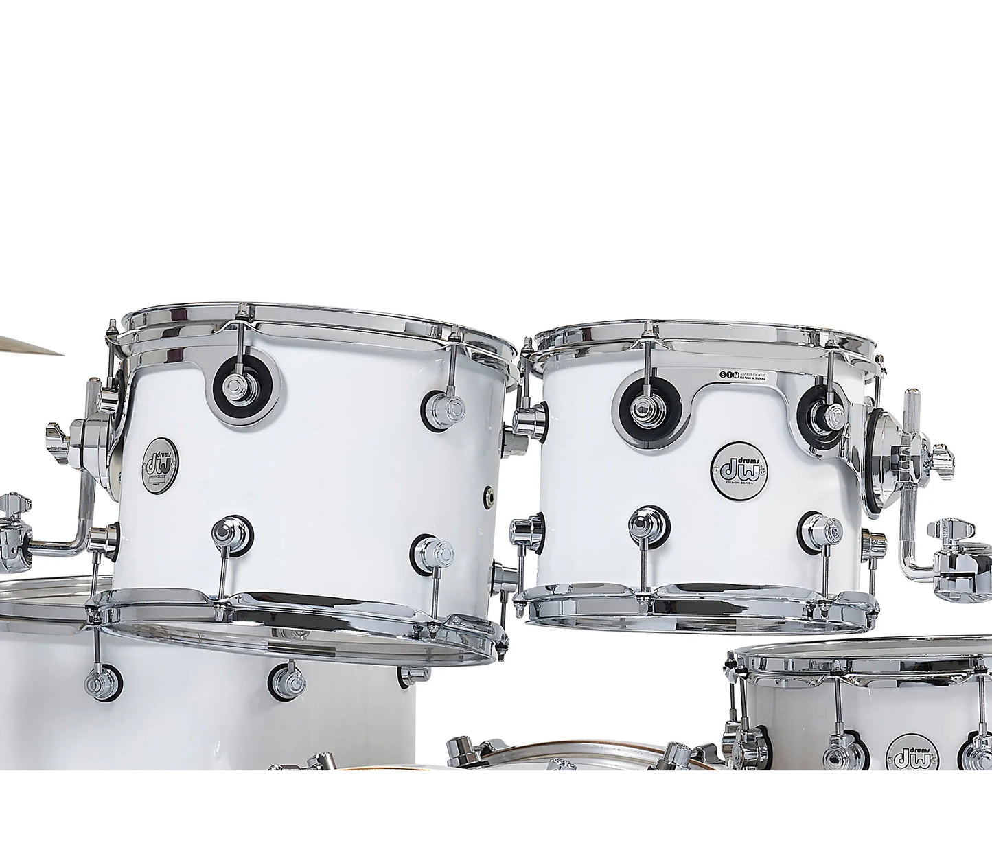 DW Design Series 4-Piece Maple Shell Pack In Gloss White