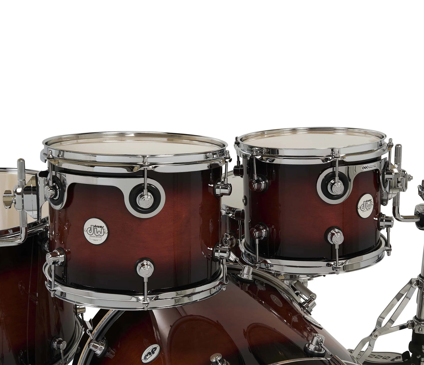 DW Design Series 4-Piece Maple Shell Pack In Tobacco Burst