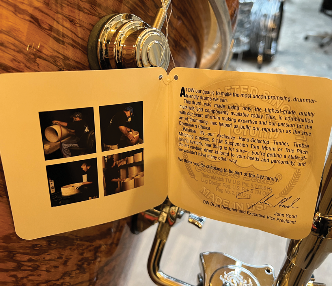 DW Drum Workshop 21" (22" Head) x 16" Collectors Series Gong Drum in Exotic