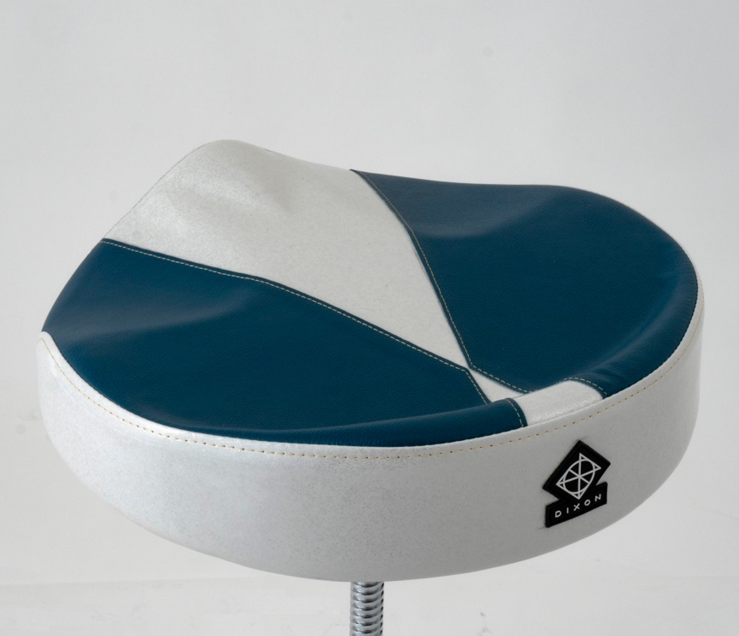Dixon Motorcycle Drum Throne in Blue and White