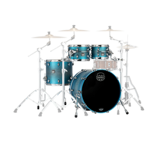 Mapex Saturn Evolution Classic Maple 4-Piece Shell Pack in Exotic Azure Burst