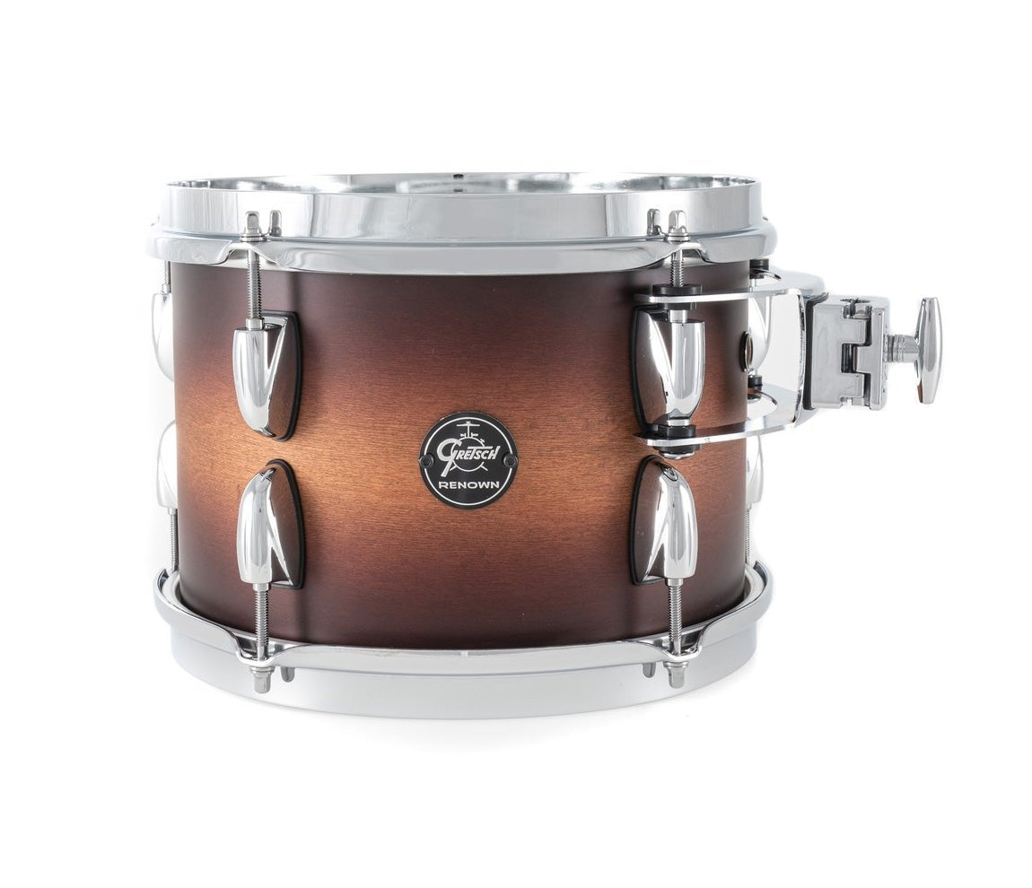 Gretsch Renown Maple 10" x 7" Tom in Satin Tobacco Burst