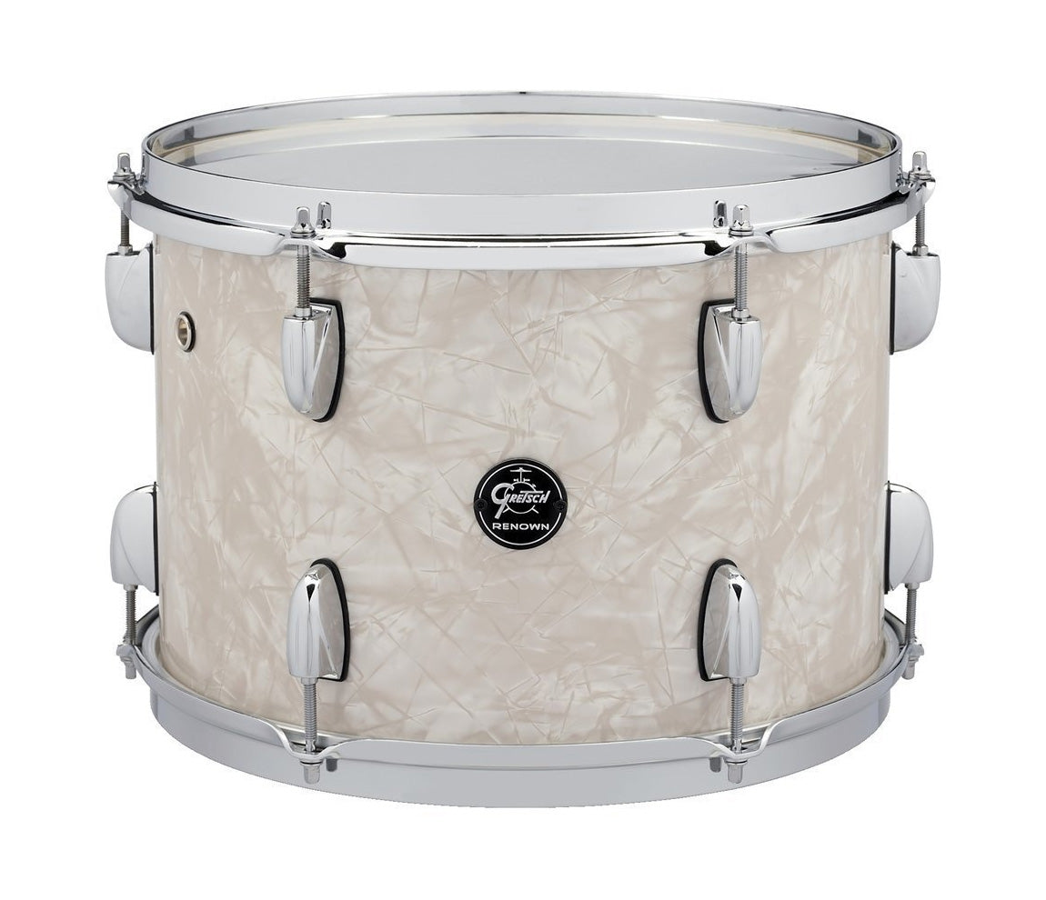 Gretsch Renown Maple 13" x 9" Tom in Vintage Pearl