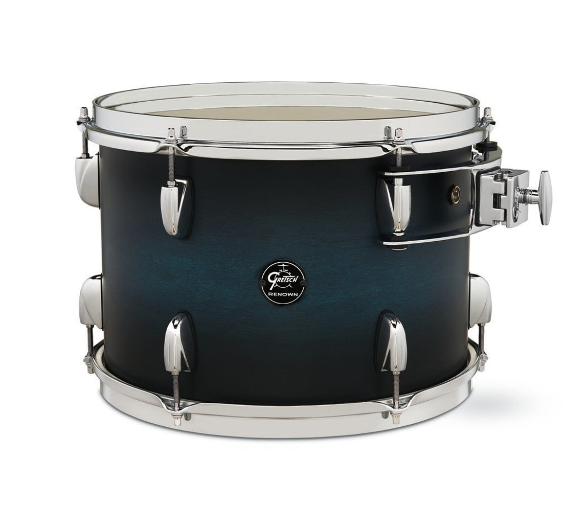 Gretsch Renown Maple 13" x 9" Tom in Satin Antique Blue Burst