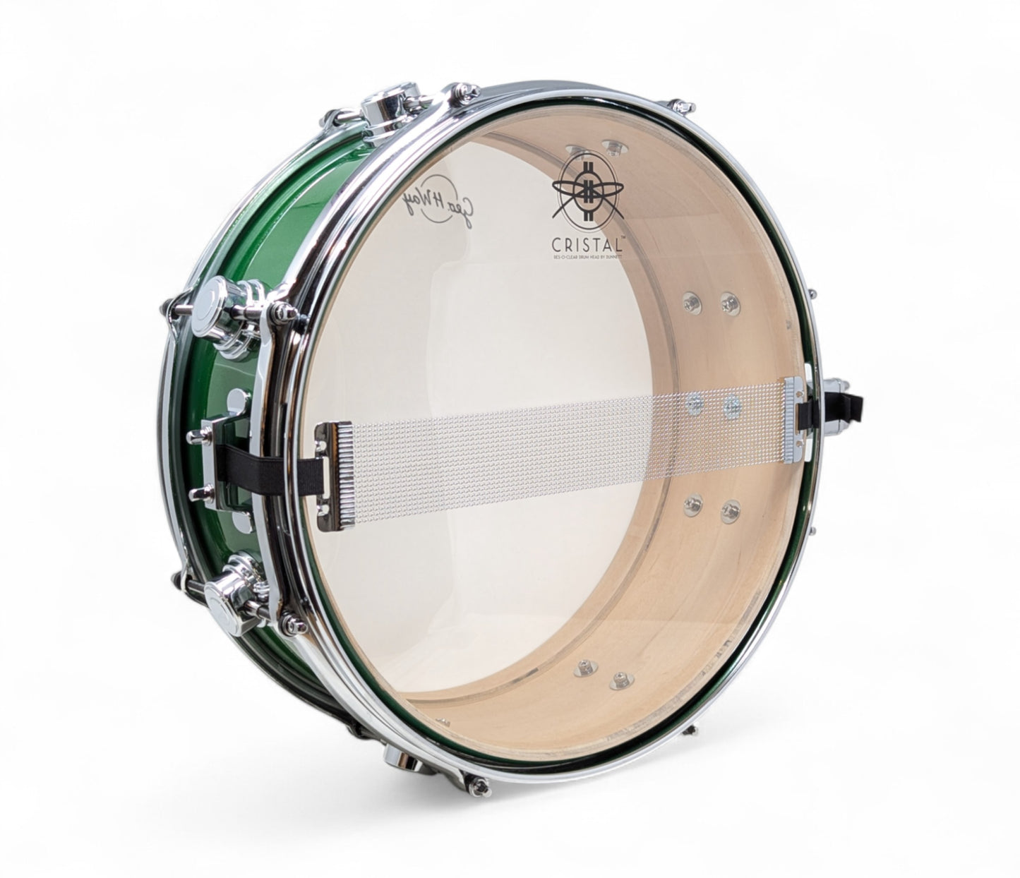 George Way Aristocrat 14" x 5.5" Snare Drum in Elbaite Green