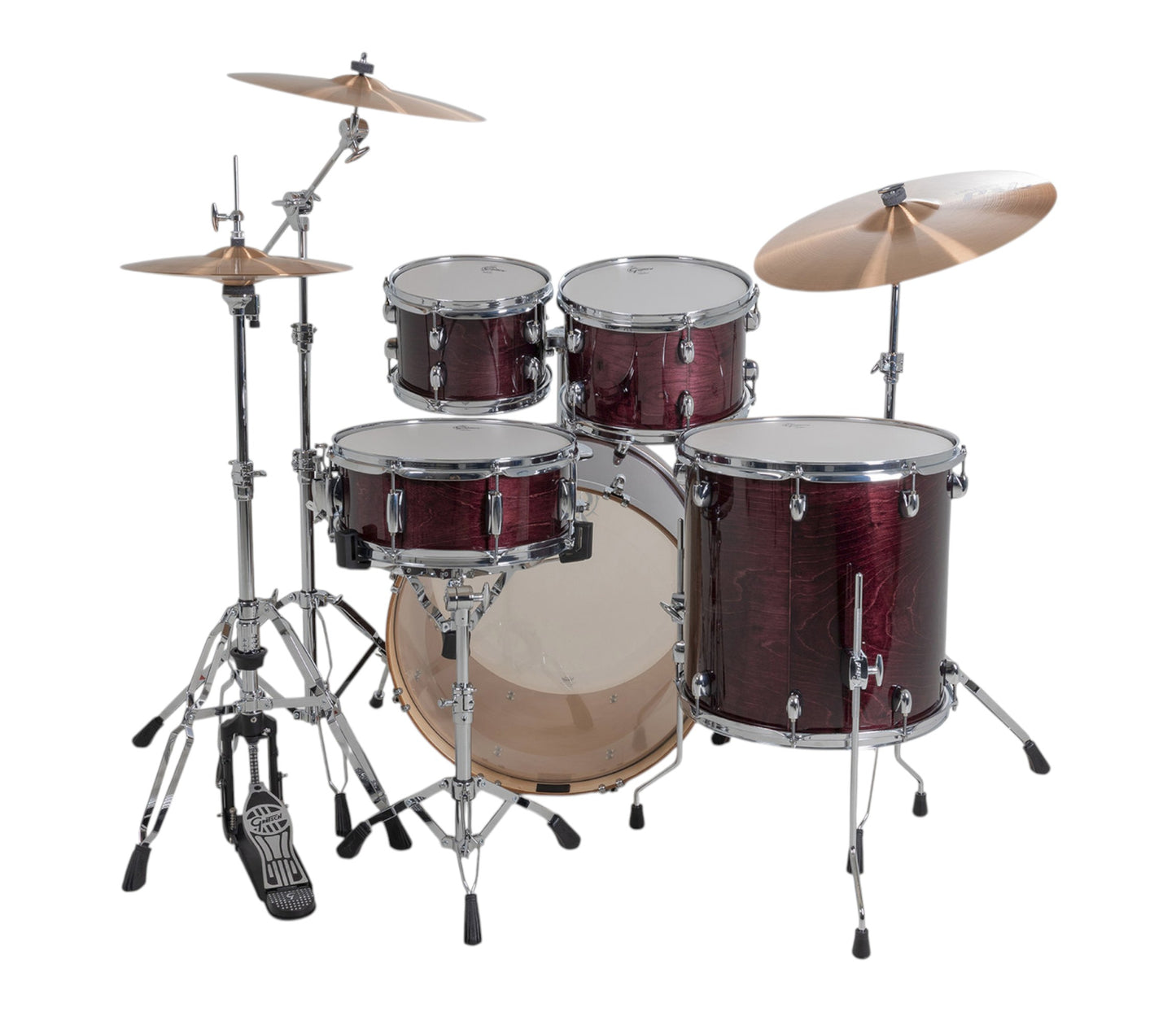 Gretsch Catalina Maple 22" 5-Piece Shell Pack Inc. Snare In Purple Gloss