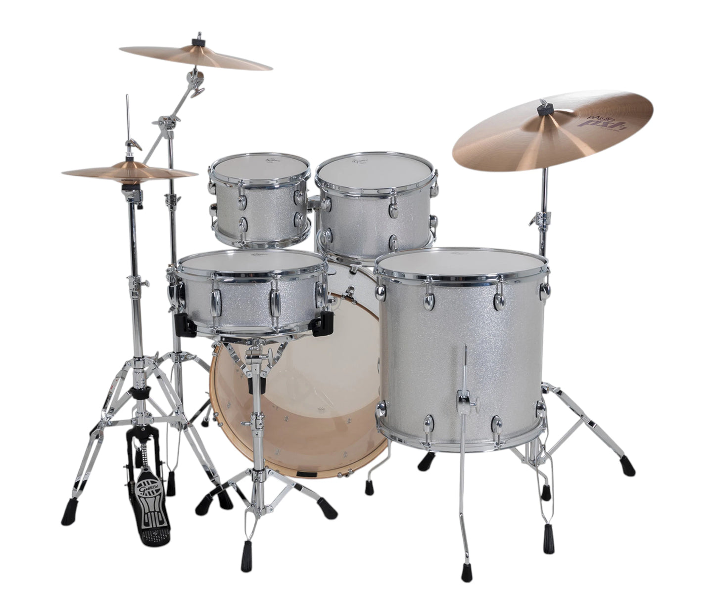 Gretsch Catalina Maple 22" 5-Piece Shell Pack Inc. Snare In Silver Sparkle