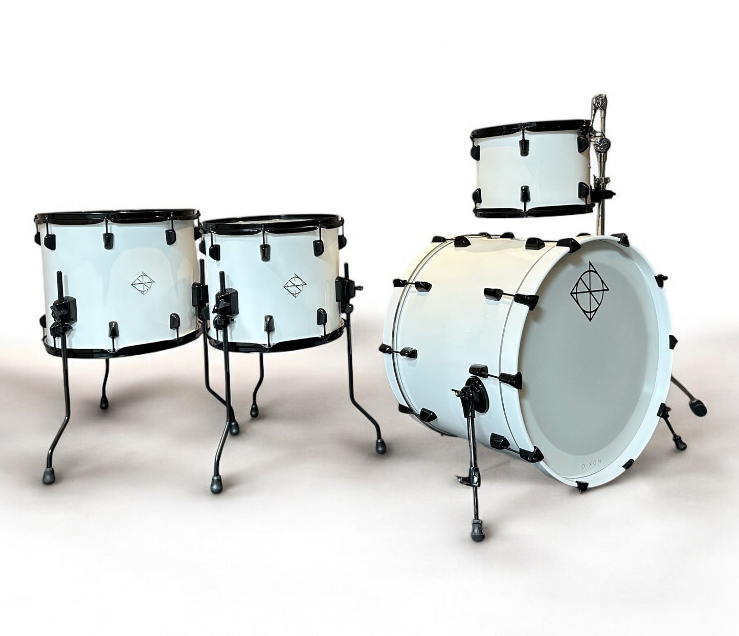 Dixon Artisan 22" 4-piece Shell Pack in White