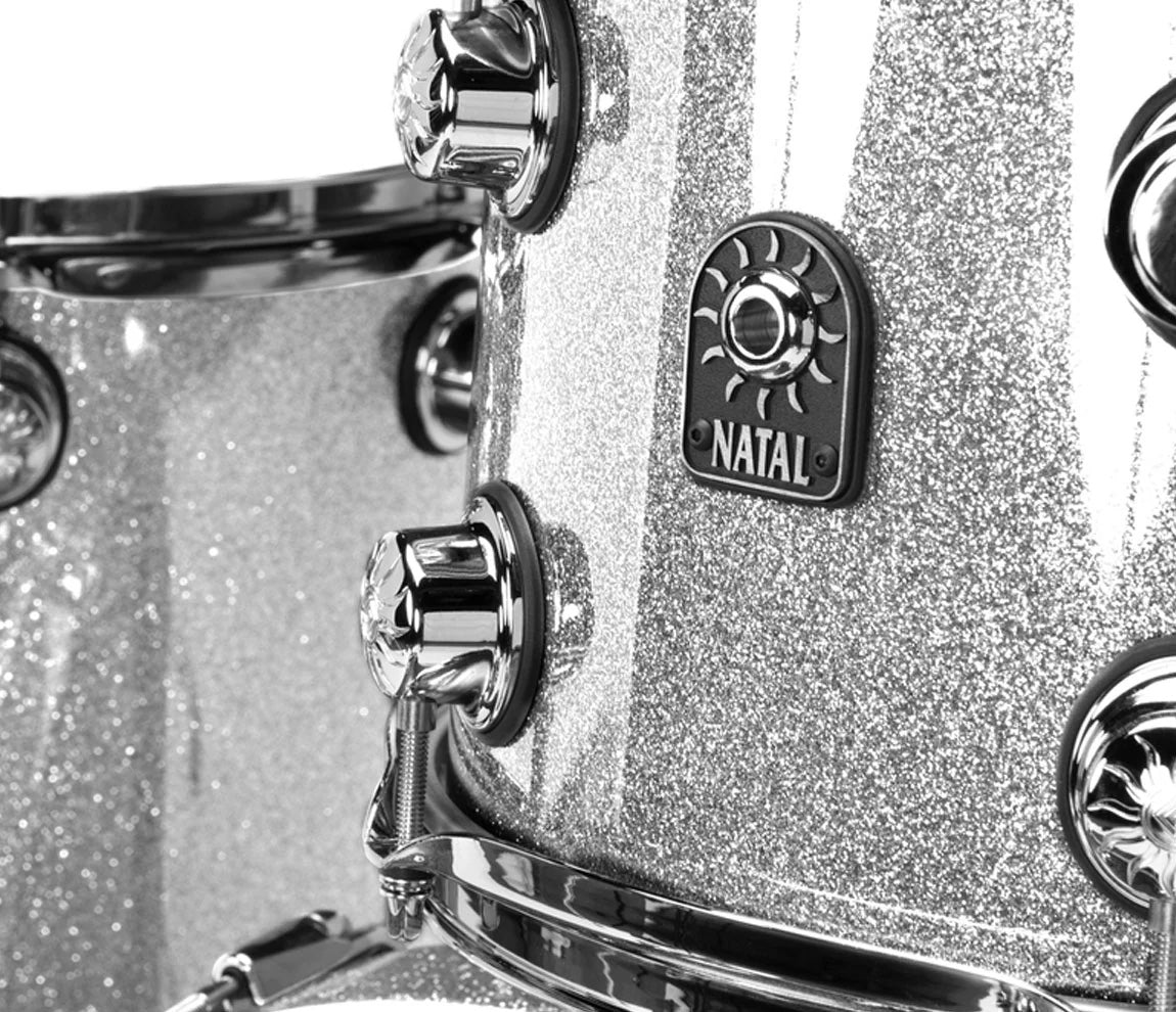 Natal Originals Maple UFX 4-piece Shell Pack in Silver Sparkle