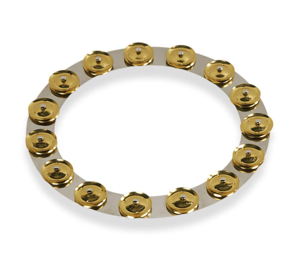 LP 14' Tambourine TamboRing Steel w/Brass Jingles