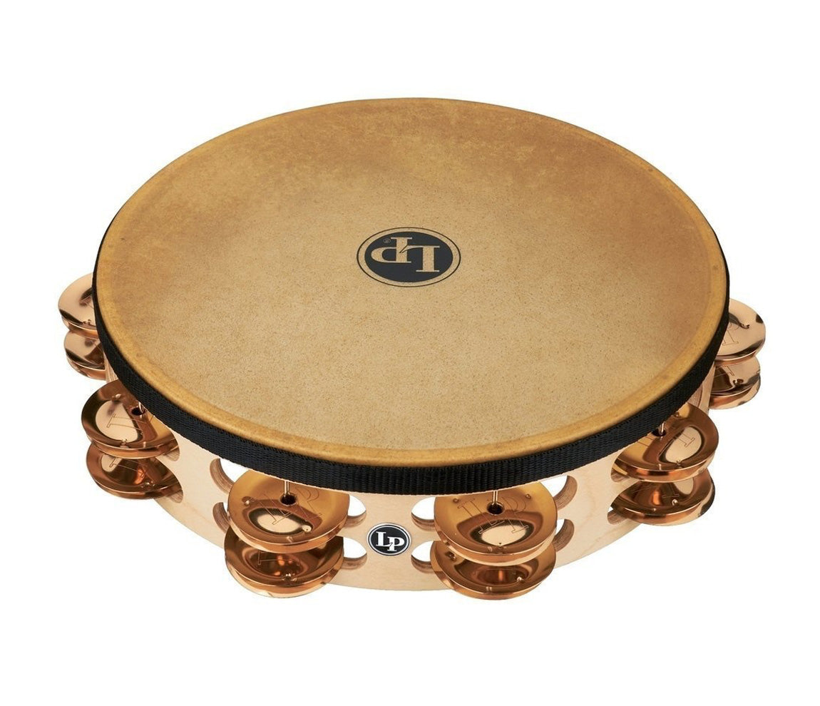 LP 10" Double Row Headed Tambourine Pro in Bronze