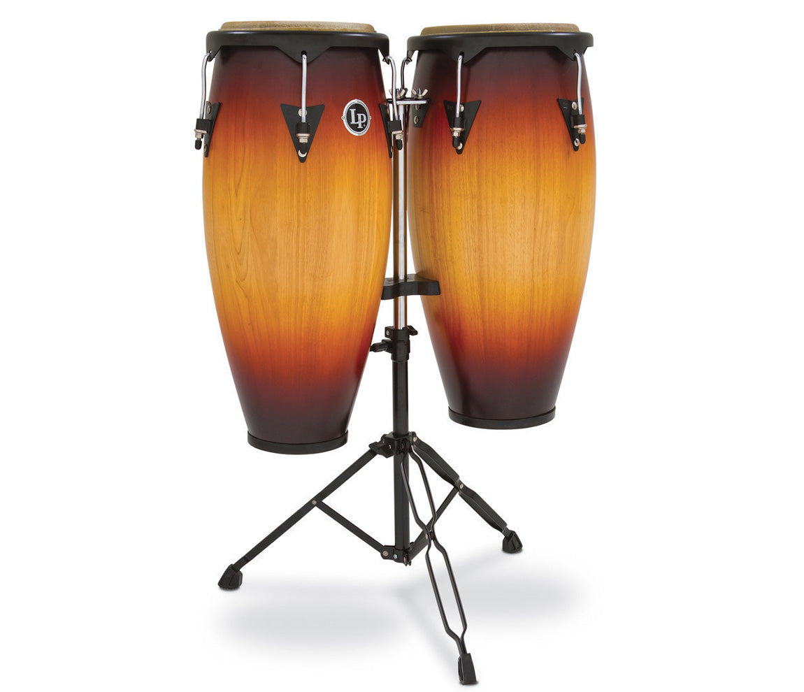 LP City Wood Conga Set 11" & 12" in Vintage Sunburst