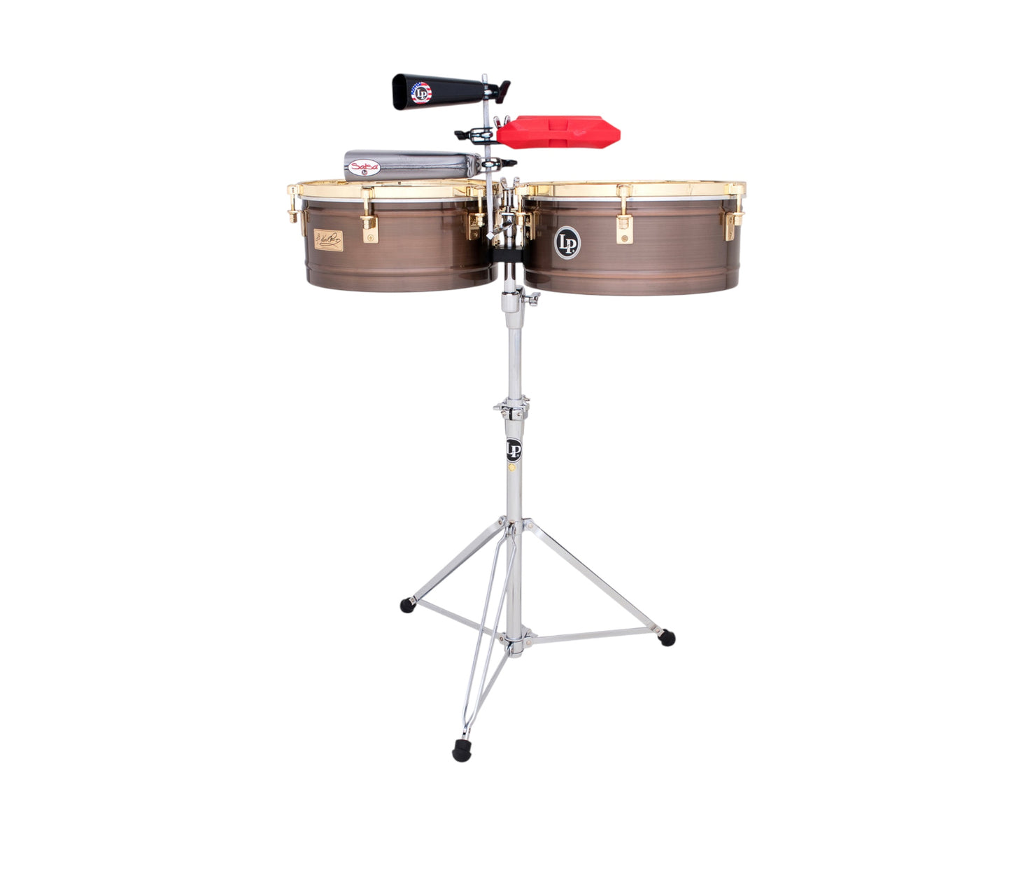 LP Signature Timbales Karl Perrazo Antique Bronze