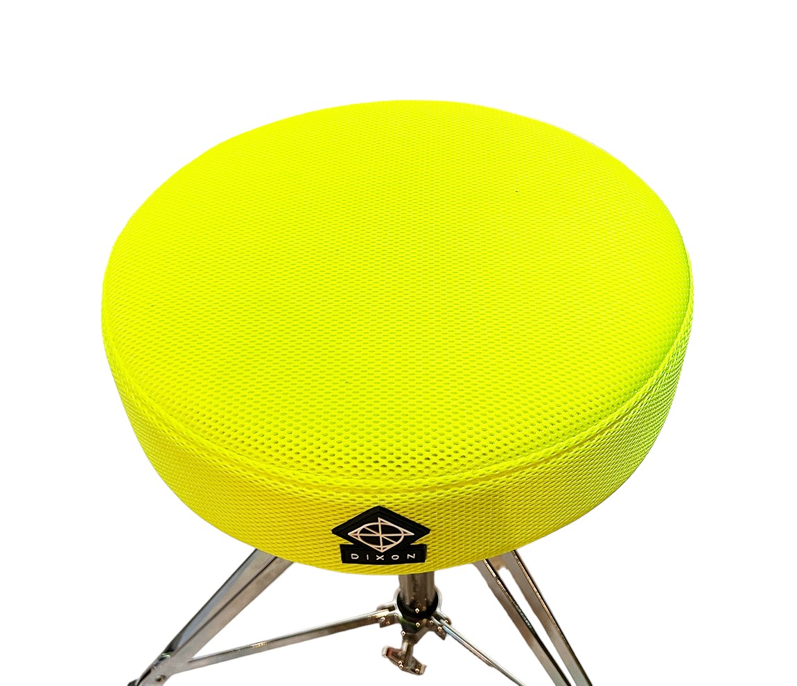 Dixon Round Drum Throne in Lime Green